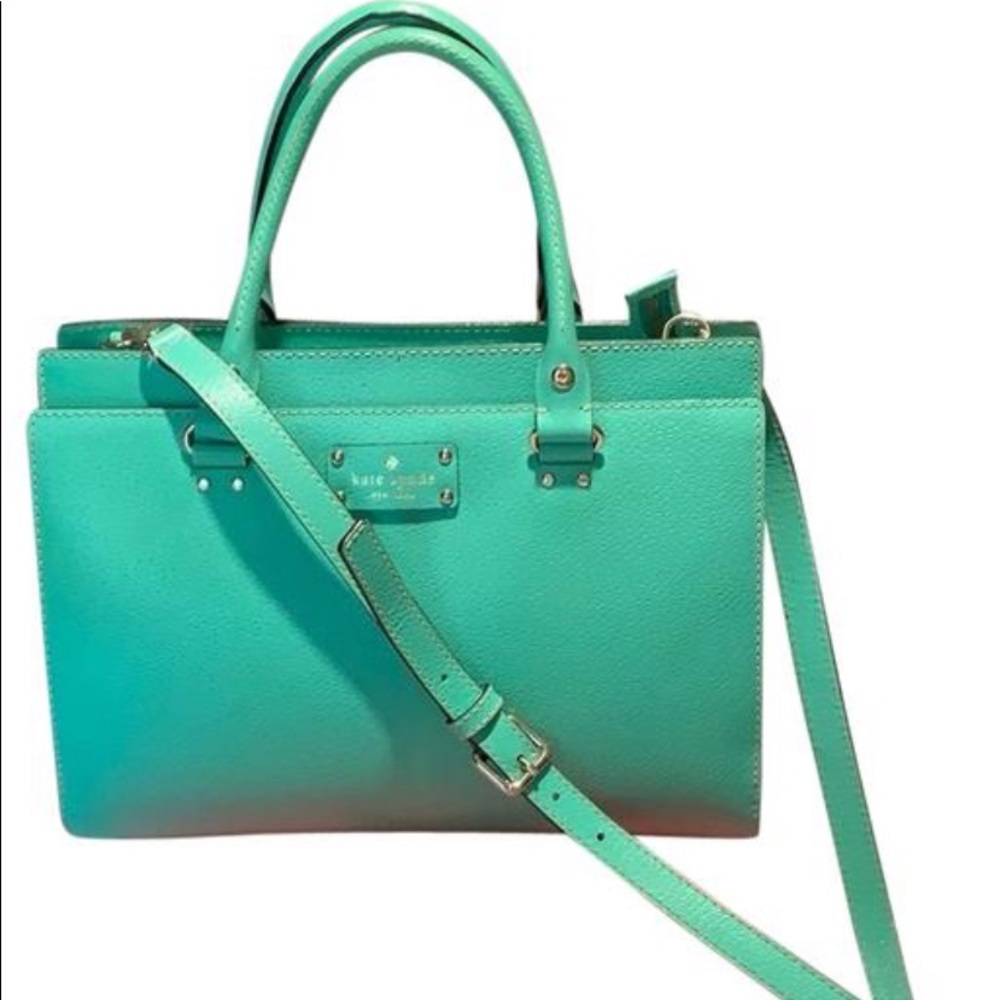 Kate ♠️ emerald green handbag